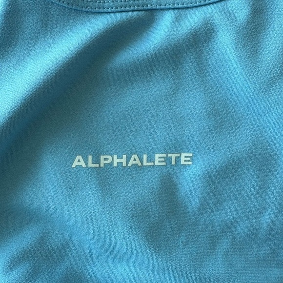 Alphalete Sky Blue Short Sleeve Top - Picture 4 of 5